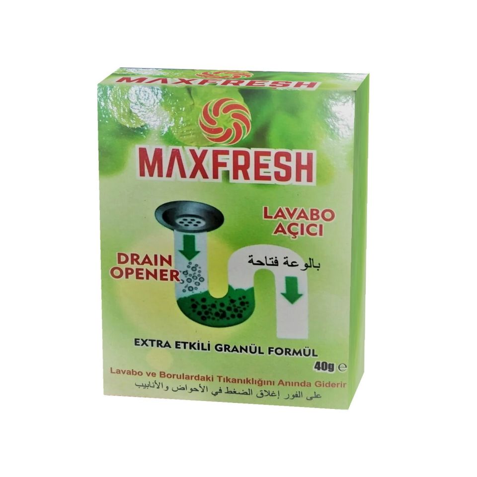Maxfresh Lavabo Açıcı Toz 40 Gr