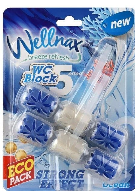Wellnax Wc Klozet Blok Okyanus Tazeliği 2'li Eko Paket