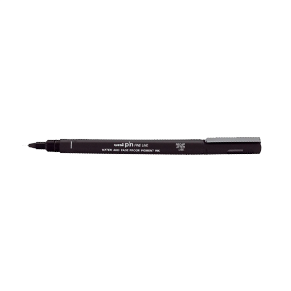 Uni-Ball Çizim Kalemi Akrilik Uçlu Fine Line Pin 0.05 MM Siyah PIN 0.005-200(S)