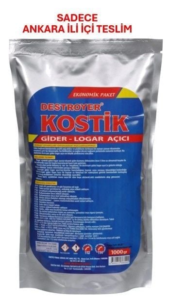 Destroyer Kostik Gider Logar Açıcı 1000 gr