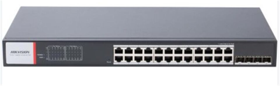 Hikvision DS-3T1528HP-SI-24P4F 24Port GE +4Sfp 480W Yönetilebilir Gigabit Switch