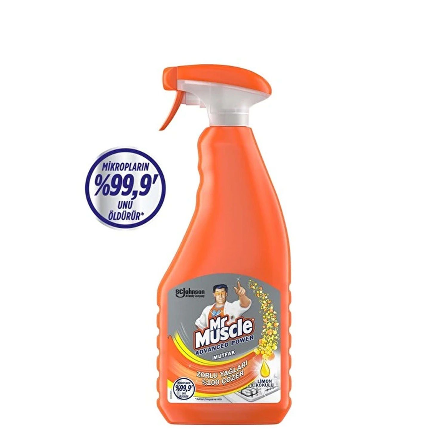 Mr Muscle Advanced Power Mutfak Temizleyici Limon 500ml