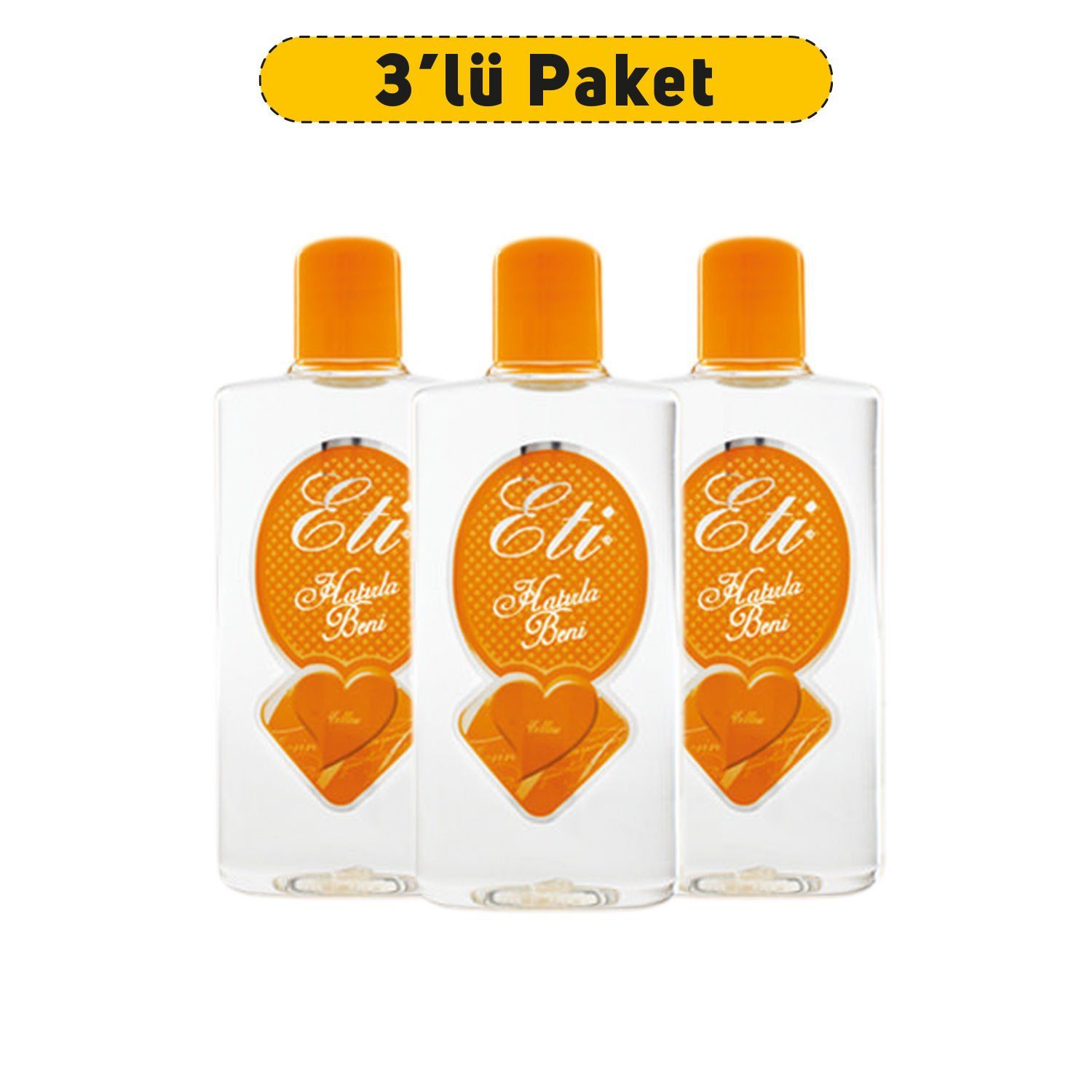 Eti Hatırla Beni Kolonya Yellow 3'lü Paket