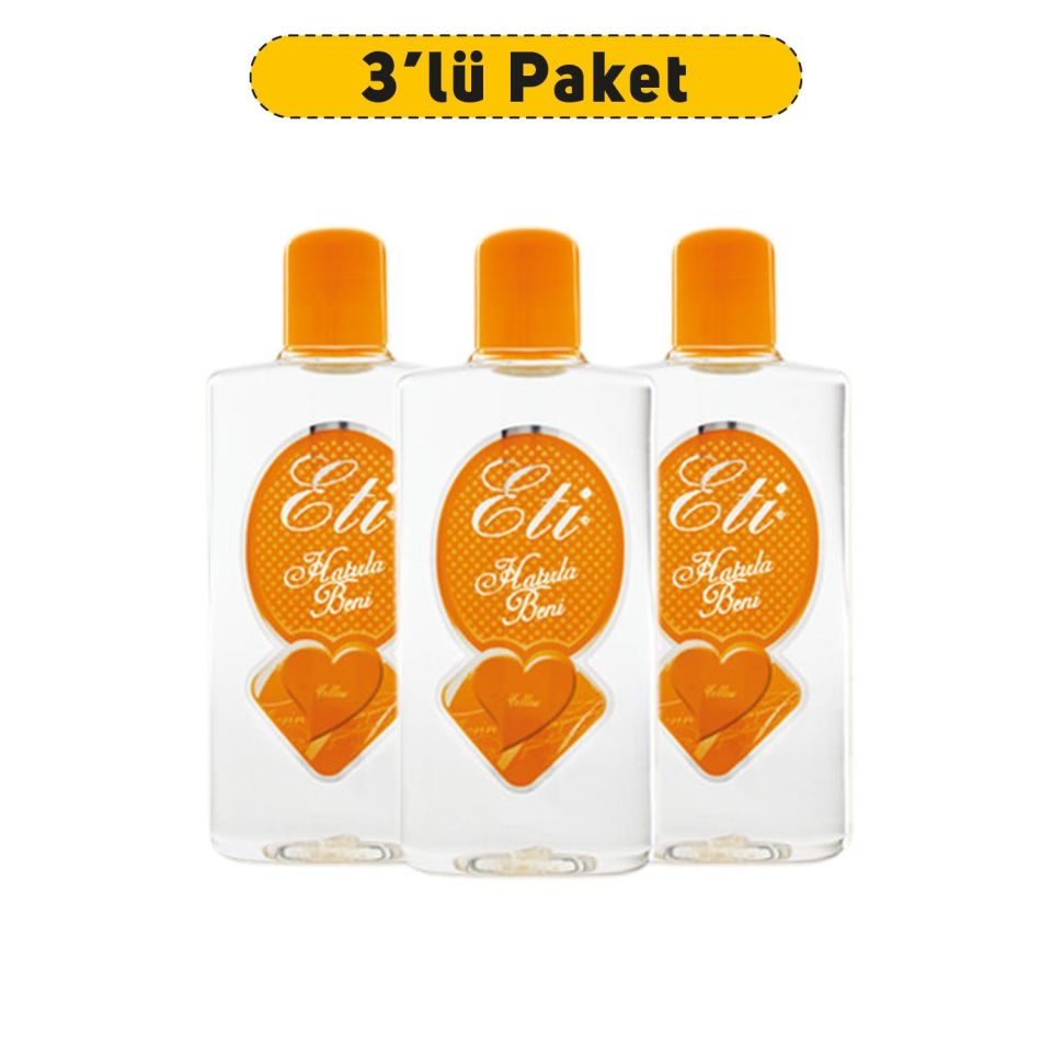 Eti Hatırla Beni Kolonya Yellow 3'lü Paket