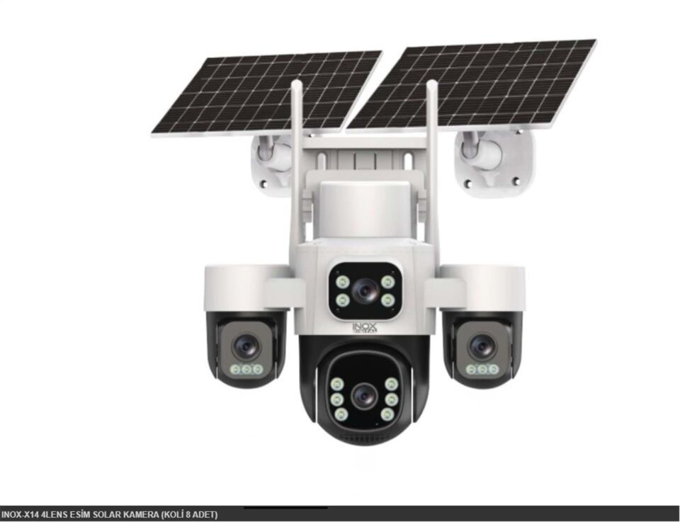 INOX-X14 4LENS ESİM SOLAR KAMERA