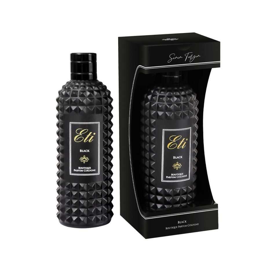 Eti Boutique Parfüm Kolonya Black 300 ml Cam Şişe - Kutulu