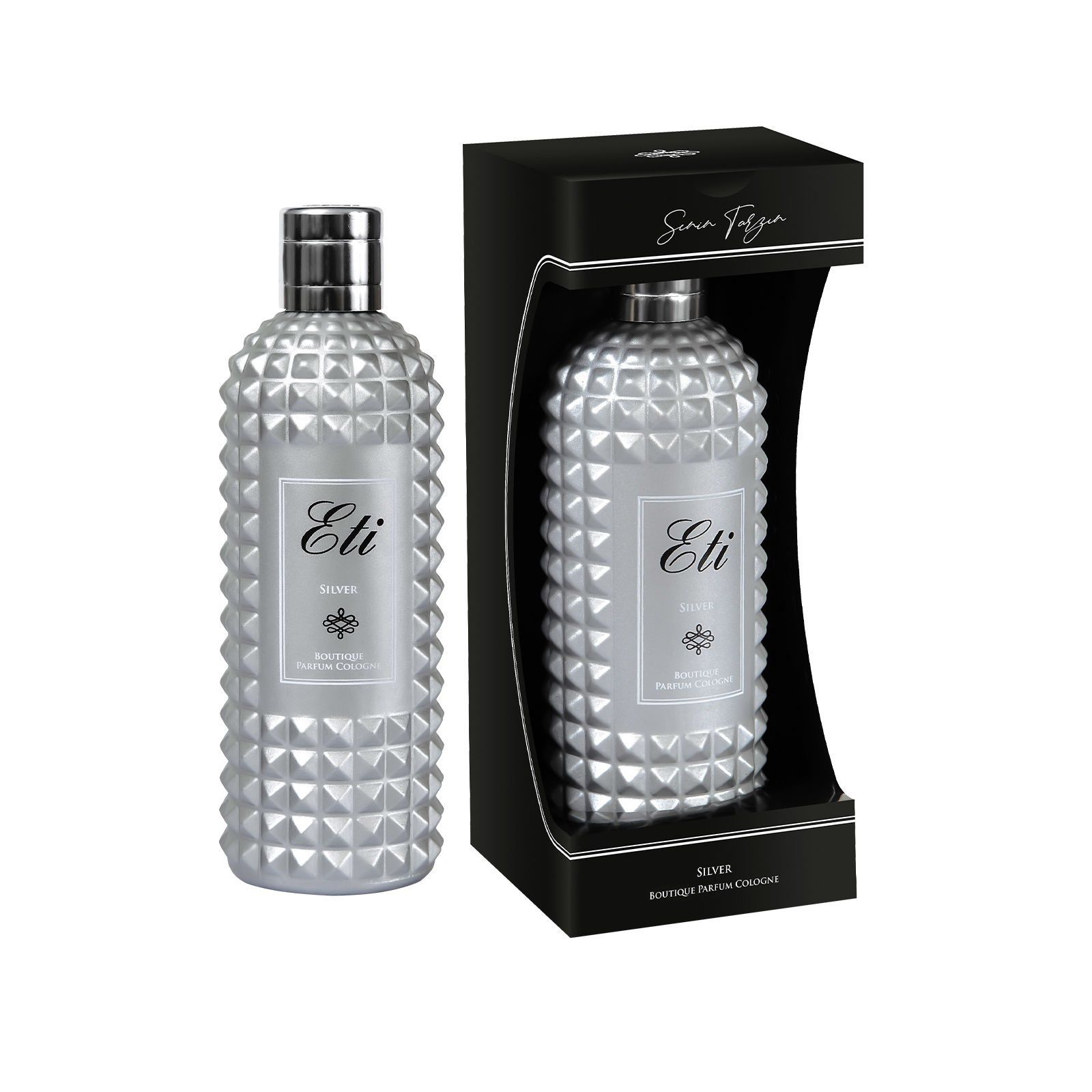 Eti Boutique Parfüm Kolonya Silver 300 ml Cam Şişe - Kutulu