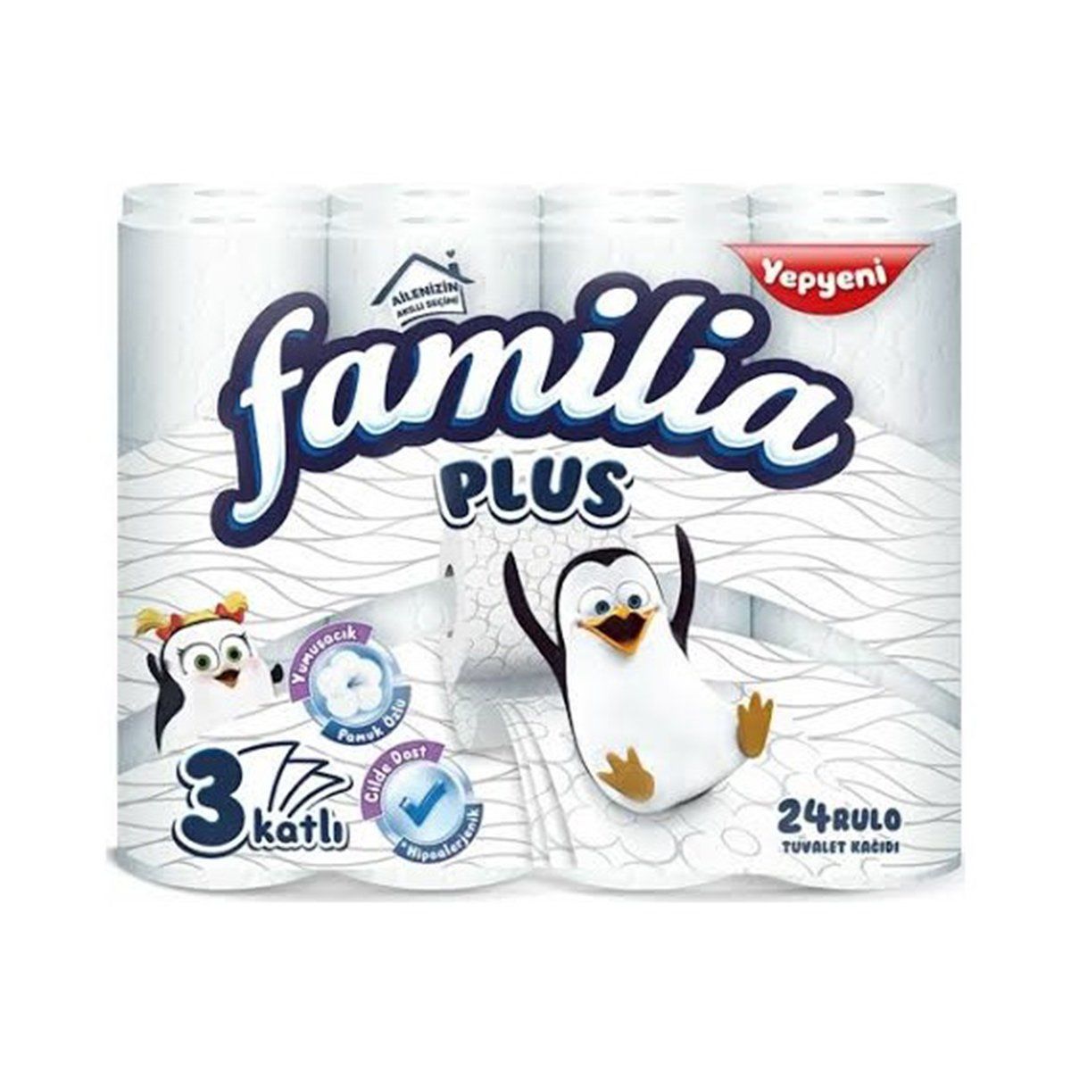 Familia Plus Tuvalet Kağıdı 3 Katlı 24'lü