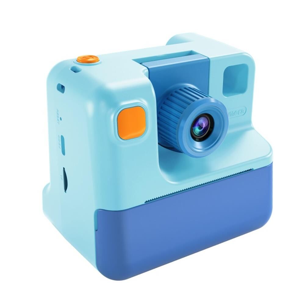 WowKids WS-C03 Çocuk Fotoğraf Video Çekme Termal Çıktı Alan Blue Fotoğraf Makinası