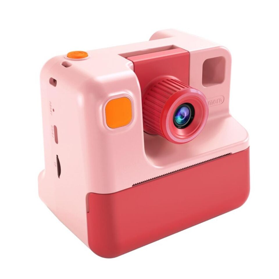WowKids WS-C03 Çocuk Fotoğraf Video Çekme Termal Çıktı Alan Pink Fotoğraf Makinası