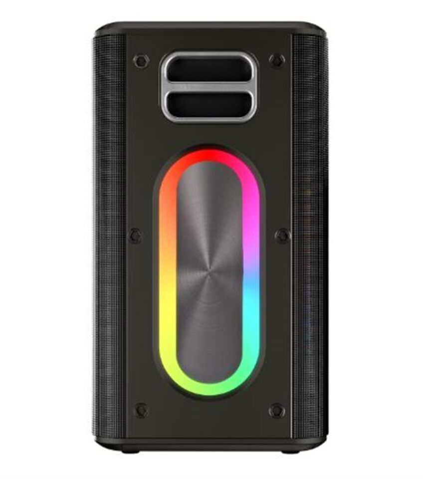 Microlab M60 Vega 15000mAh Batarya  Wireless Mikrofonlu Siyah Gri Usb + Tf Kart + Bluetooth Powerban