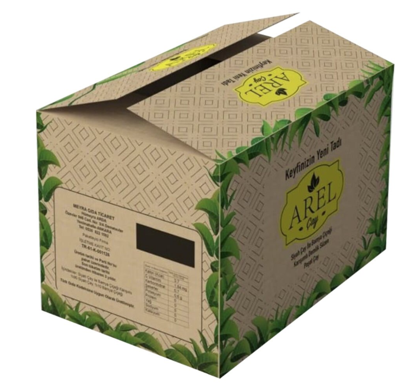 Arel Siyah Çay ile Bamya Çiçeği Karışımı Demlik Poşet Çay 30x167 Adet (5010 Gr)