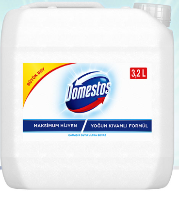Domestos Çamaşır Suyu Ultra Beyaz 3240 ml