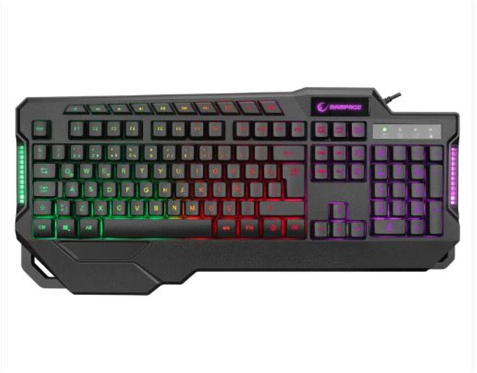 Rampage KB-R46 CARISMA USB Rainbow Aydınlatmalı Q Gaming Oyuncu Klavye