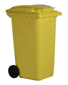 ÇÖP KONTEYNERI 120 LT RENKLİ (SARI)
