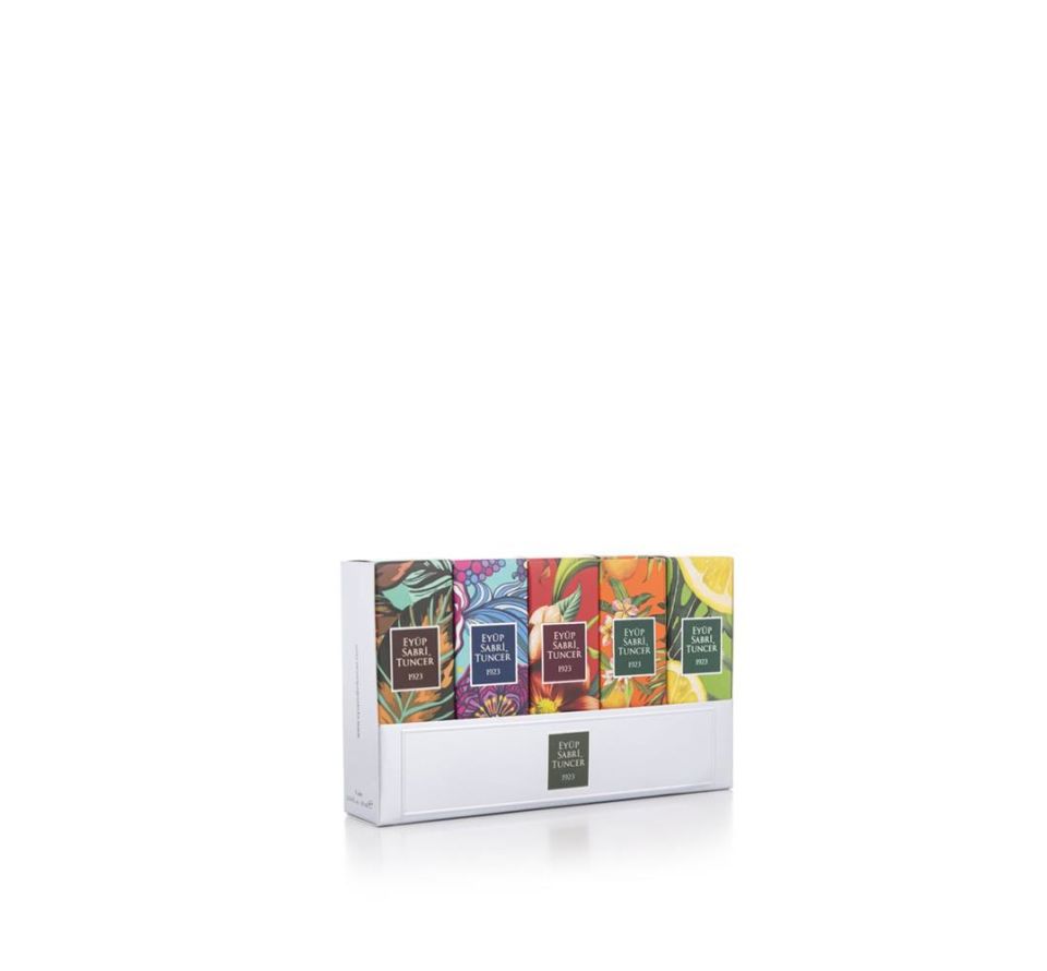 Eyüp S.T Set-1 16ml 5Li Cam Şişe Sprey Kolonya (A.Zeytin-P.Geceleri-Yasemin-Y.Ormanları-Gardenya)