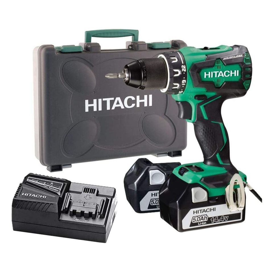 Hitachi DS14DBSL Akülü Matkap Vidalama 14.4 V - 5.0 Ah Çift Akülü