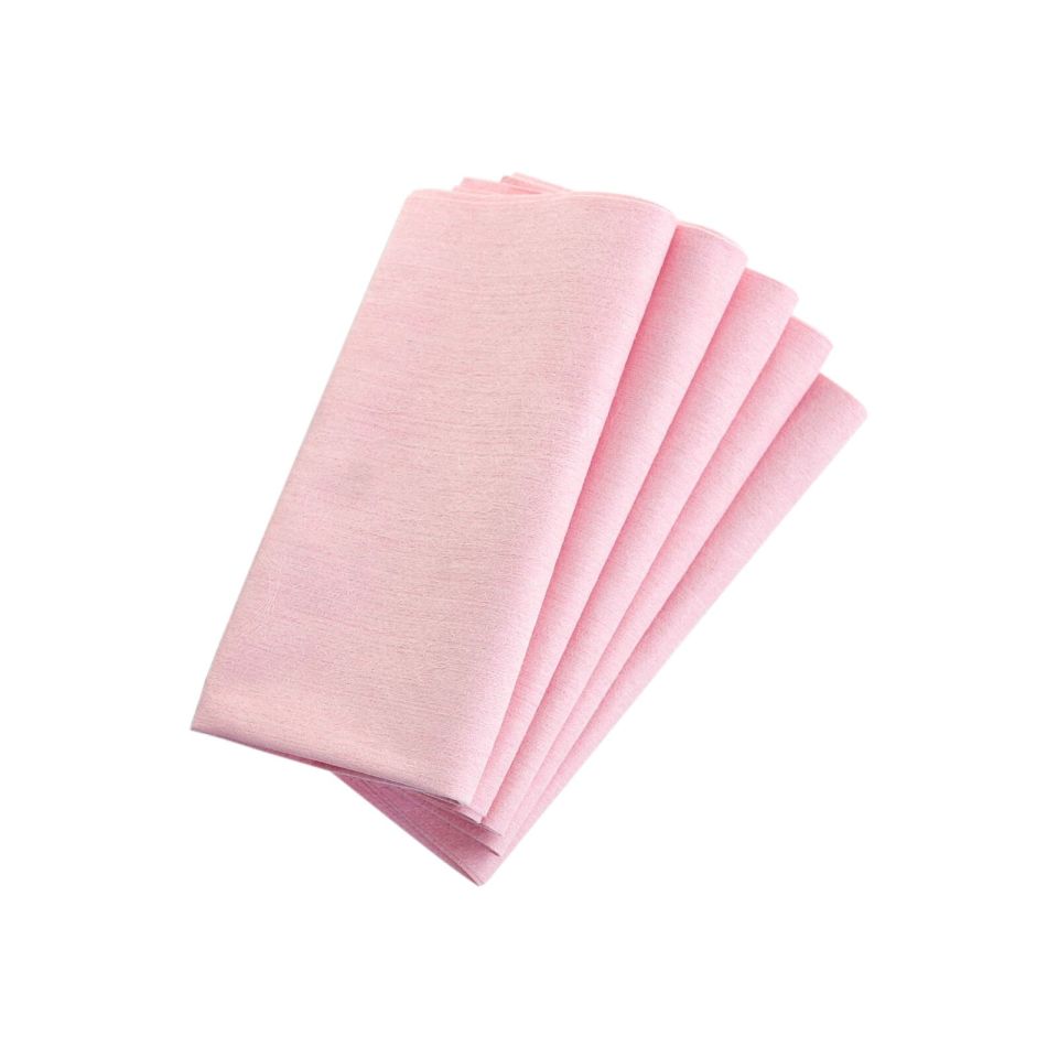 Asterion Mikrofilament Pembe Temizlik Bezi 5'li Paket