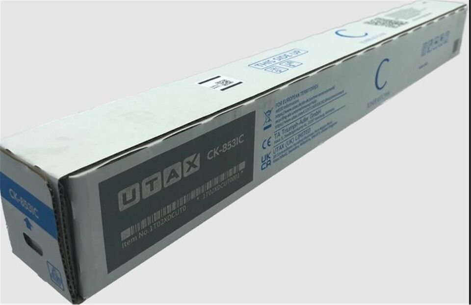 Utax CK-8531C Cyan Mavi Orjinal Fotokopi Toneri 3508ci 20.000 Sayfa