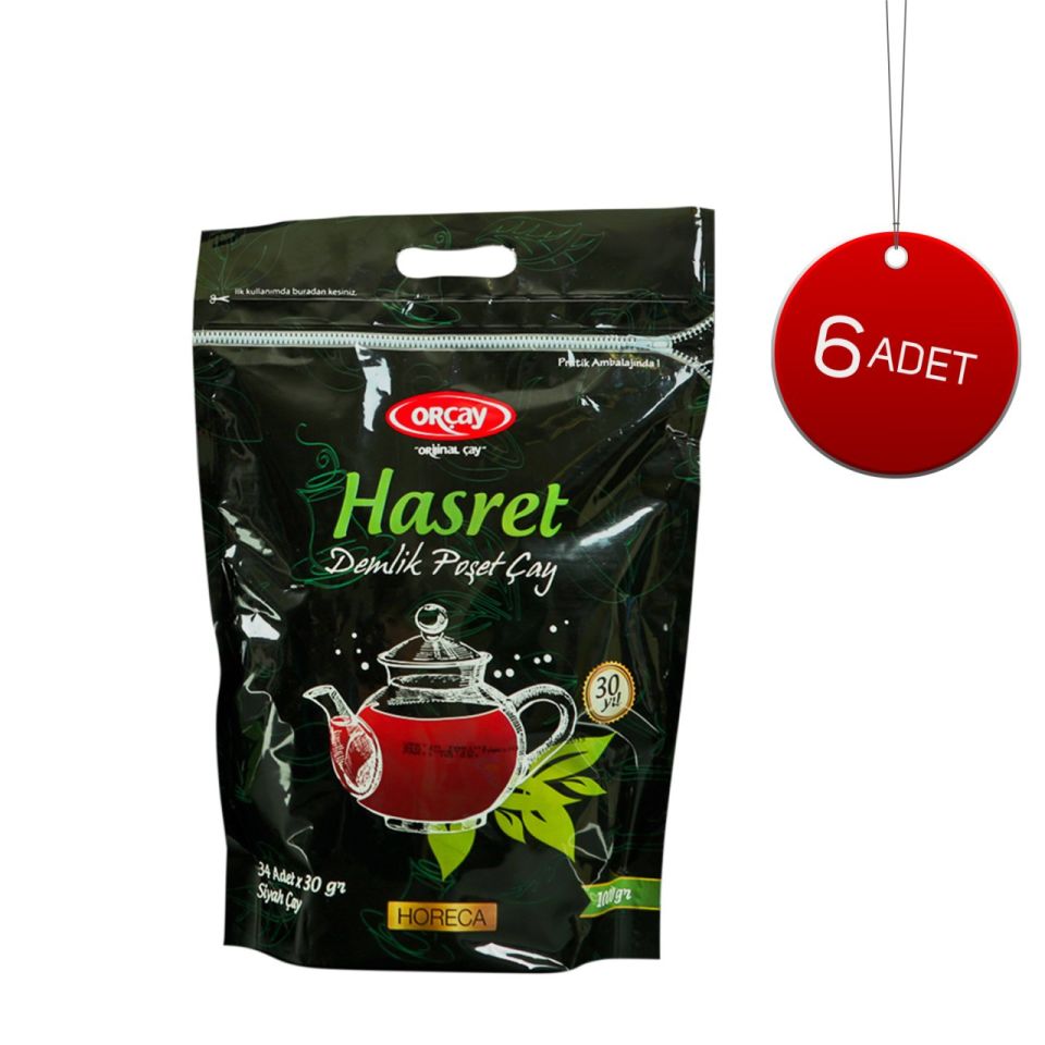 Orçay Hasret Demlik Poşet Çay 200x30gr (6000gr)