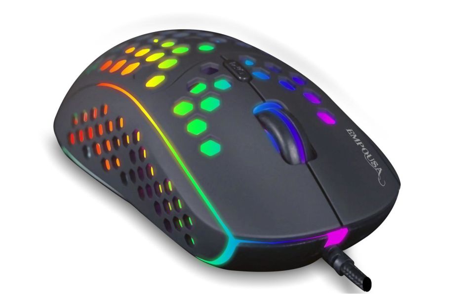 Inca Img-346 6400Dpı  Empousa 6 Prog.Tuş  RGB Macro Keys Gaming Mouse (1.5mt Örgülü Saf Bakır Kablo)