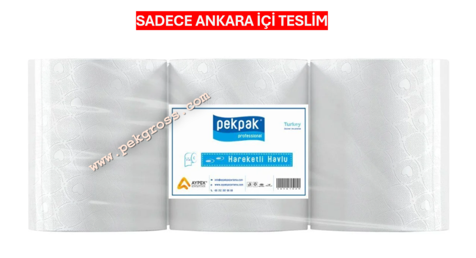 Pekpak Hareketli Havlu Kağıt 21 cm. 6'lı