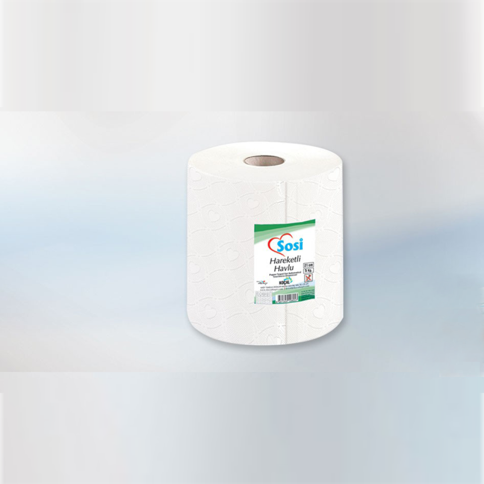 Sosi Hareketli Kağıt Havlu 21 cm. 5 kg. 6'lı