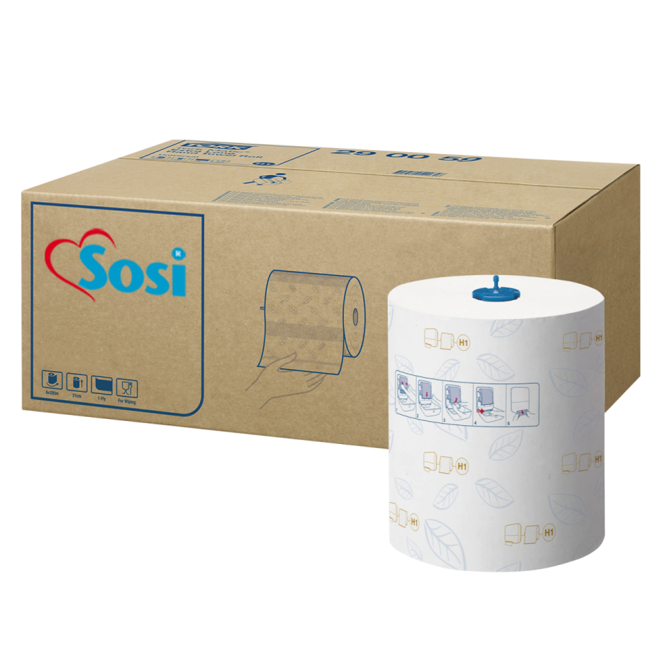 Sosi Hareketli Kağıt Havlu 21 cm. 5 kg. 6'lı