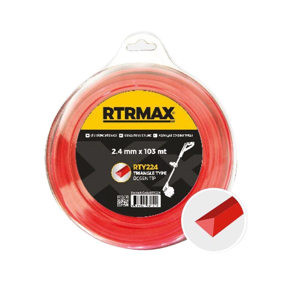 Rtrmax Rty233 Tırpan Misinası Üçgen 3,3mm x 55m