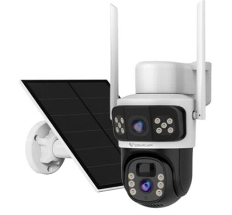 Novacom CB67D 2x3MP 4 mm Lens Vstarcam Wi-Fi Solar Kamera