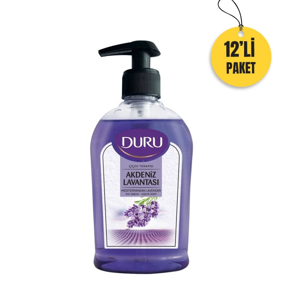 Duru Akdeniz Lavantası Sıvı Sabun 300ml 12'Lİ PAKET
