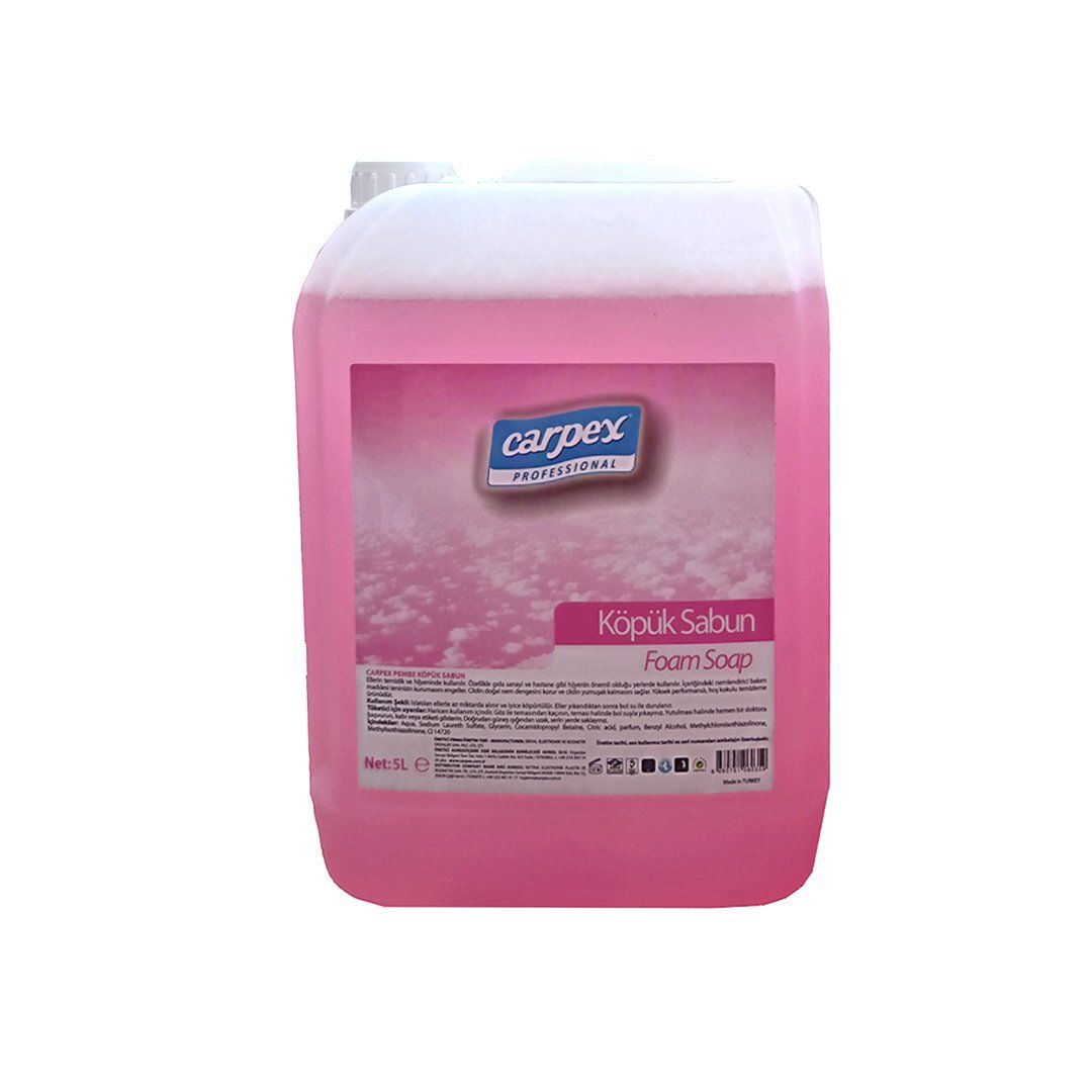 Carpex Pembe Köpük Sabun 5 Lt