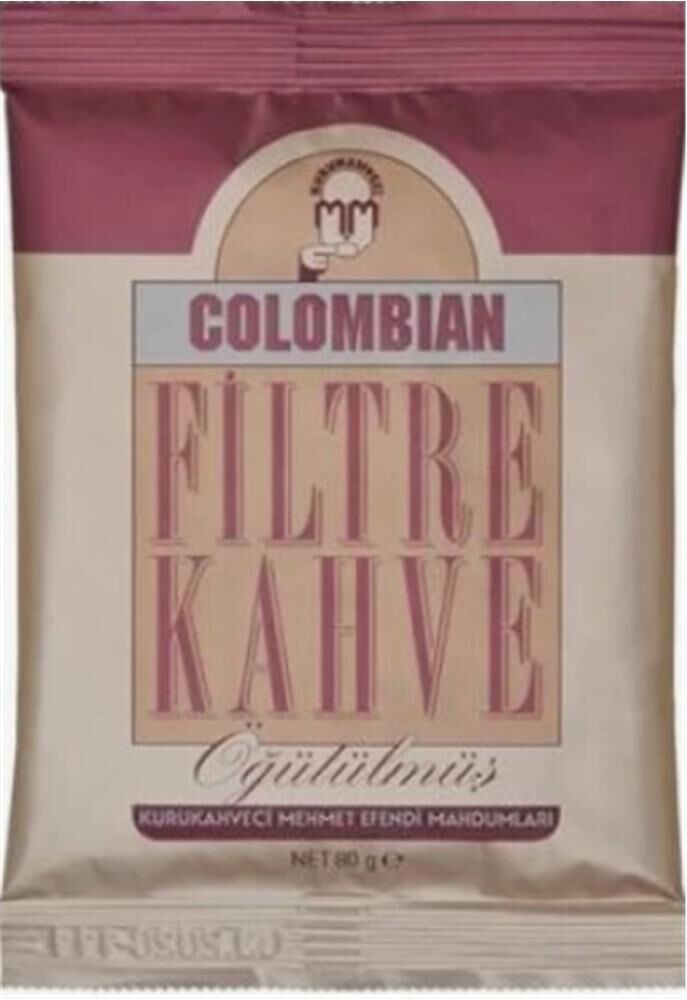 Mehmet Efendi 80gr Colombıan Filtre  (Öğütülmüş)