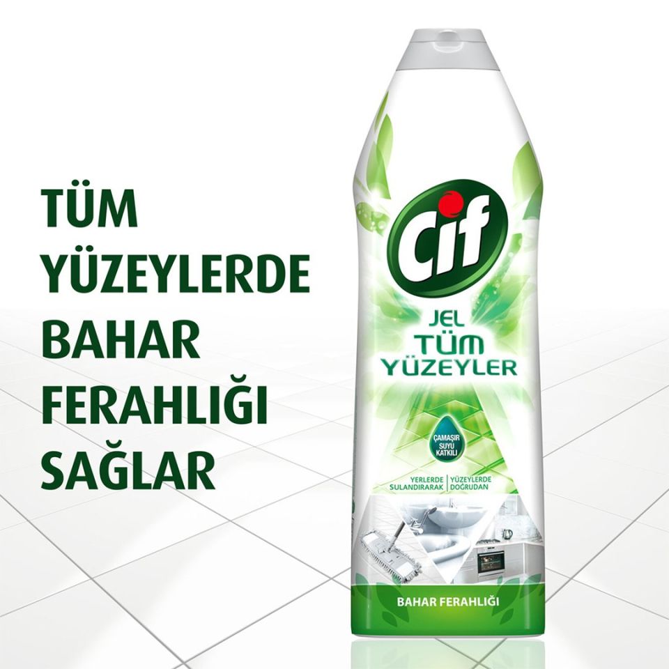 Cif Tüm Yüzeyler Jel Bahar Ferahlığı 750 Ml