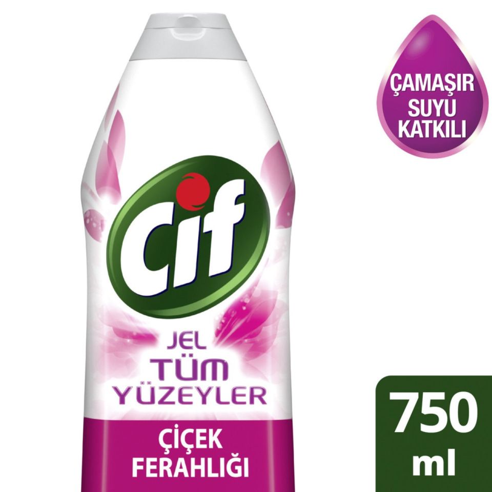 Cif Tüm Yüzeyler Jel Çiçek Ferahlığı 750 Ml