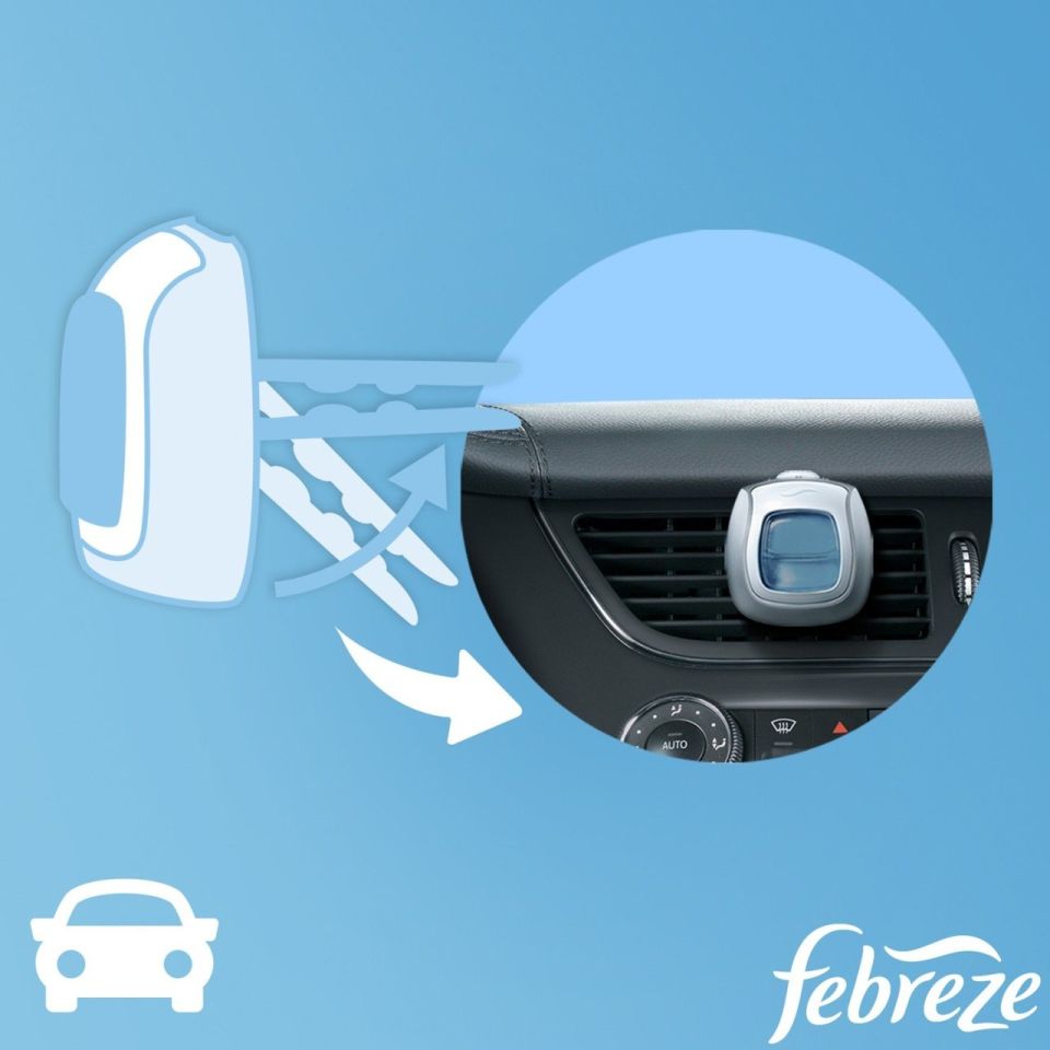 Febreze Hava Ferahlatıcı Araba Kokusu Okyonus Esintisi 2 ml