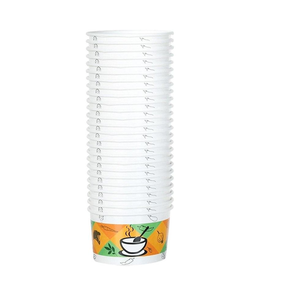 Karton Çorba Kasesi 16 Oz 25 Adet