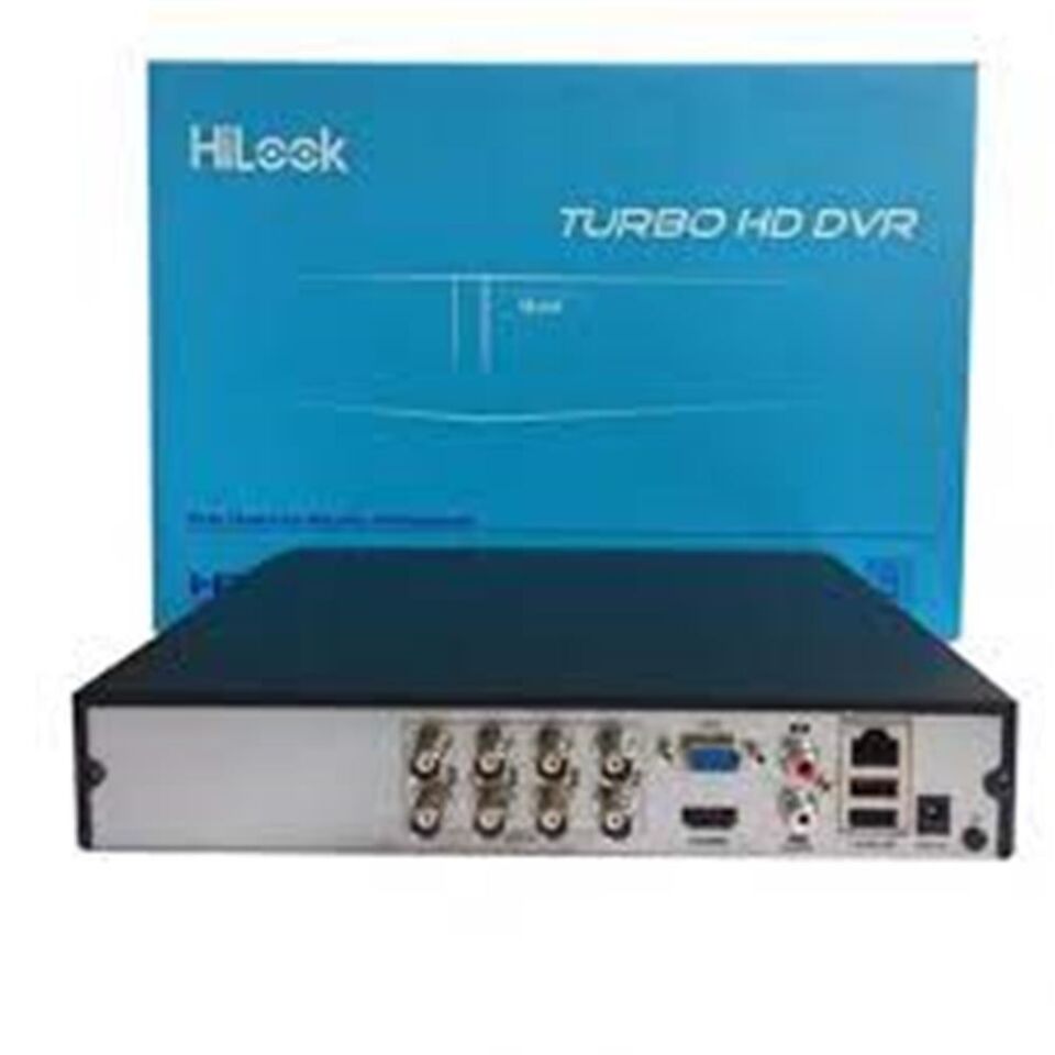 Hilook DVR-208G-K1 8 Kanal 1 HDD 4MP Dvr Kayıt Cihazı (Ses girişi: 1xRCA ve 8xCOAX)