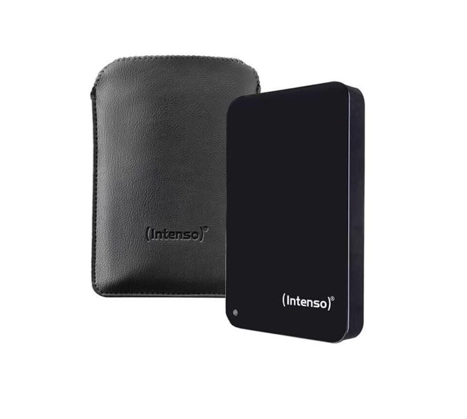 Intenso 4TB 2.5'' USB 3.0 Taşınabilir Disk Siyah (6023512) + Deri Taşıma Kılıfı