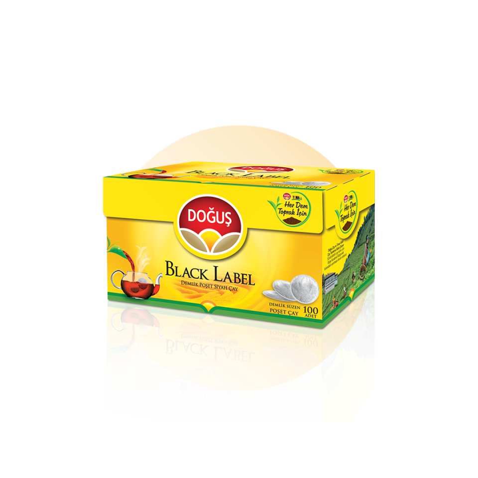 Doğuş Black Label 100'lü Demlik Poşet Çay