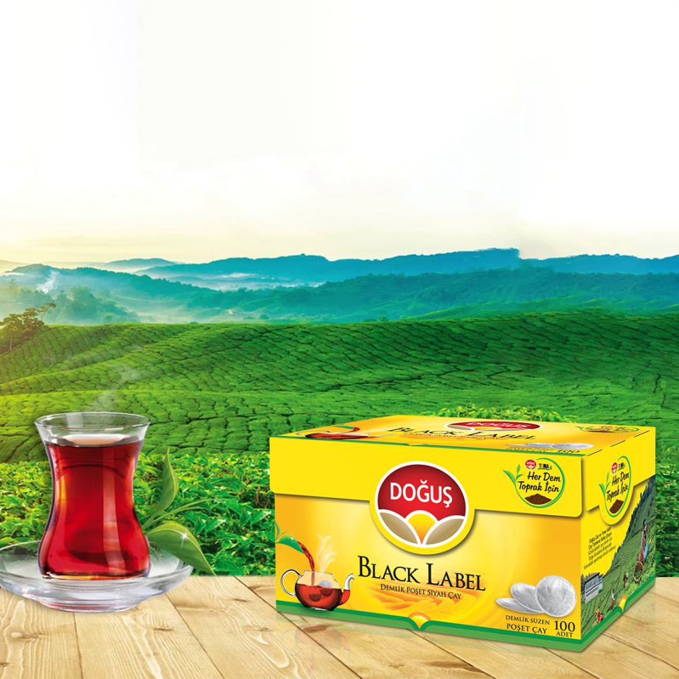 Doğuş Black Label 100'lü Demlik Poşet Çay