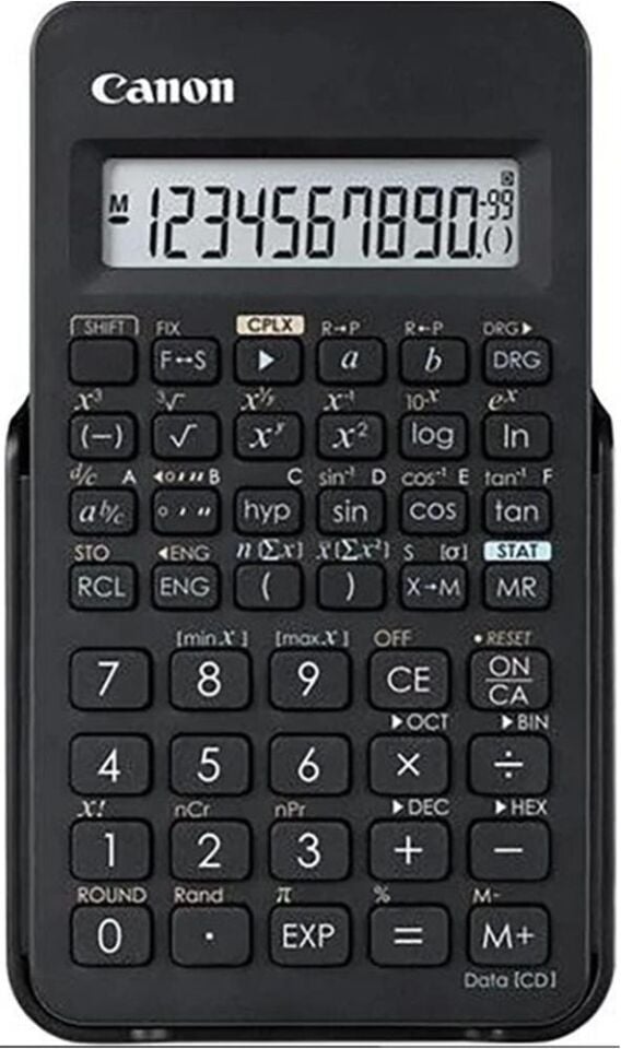 Canon F-605G Siyah 12 Hane Bilimsel Hesap Makinesi