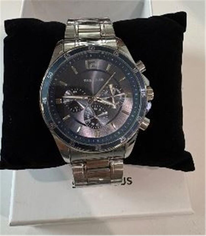 Swiss Plus Man Watch Basic Seri Model-8 ST3516AGS Lüx Blue-Silver