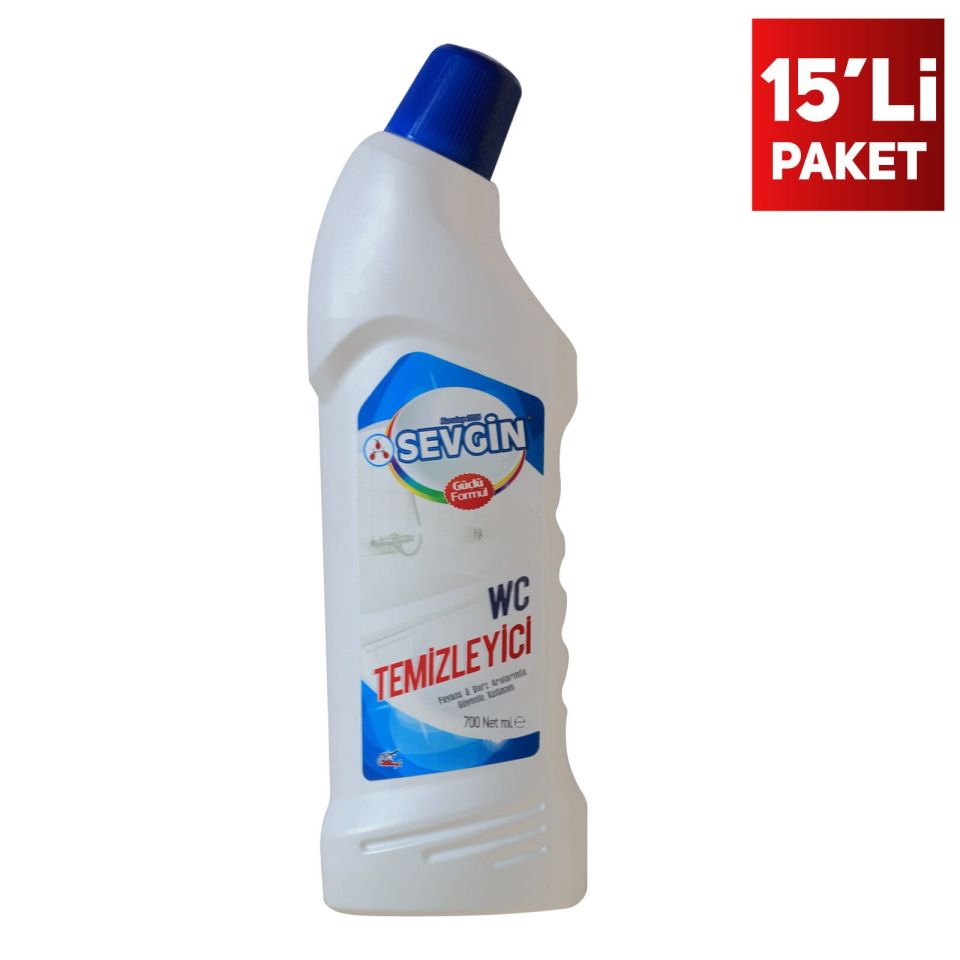 Sevgin WC Temizleyici 750 Ml 15'li Paket