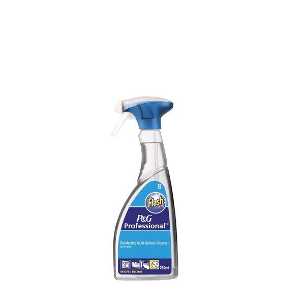 Flash Professional No:8 Hijyenik Yüzey ve Cam Temizleyici 750 ml