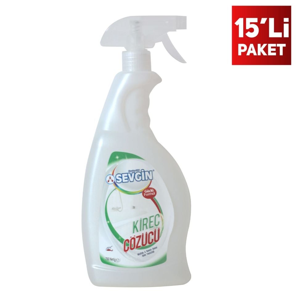 Sevgin Kireç Sökücü 750 Ml 15'li Paket