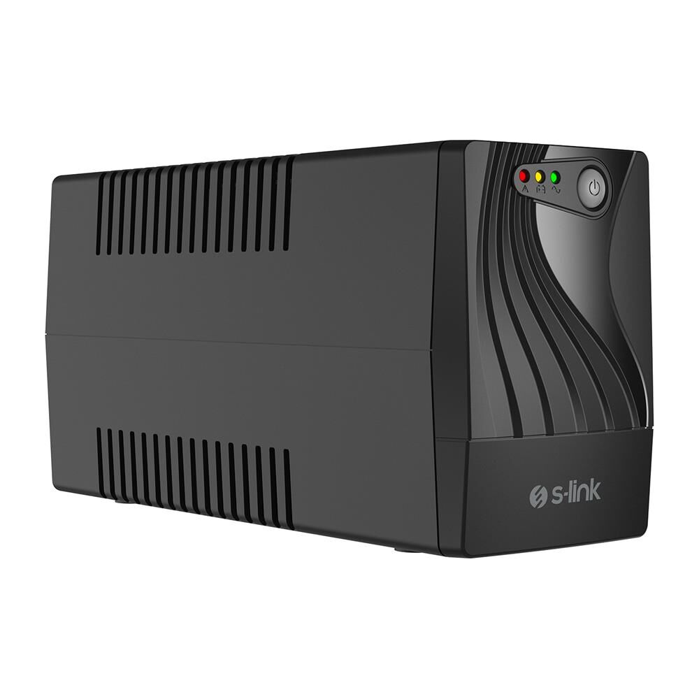 S-link MIGHT U80 800VA UPS 12V9Ah-1 480W Siyah Line-Interactive Kesintisiz UPS Güç Kaynağı