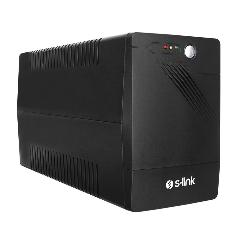 S-link MIGHT U150 1500VA UPS 12V9Ah-2 900W Siyah Line-Interactive Kesintisiz UPS Güç Kaynağı