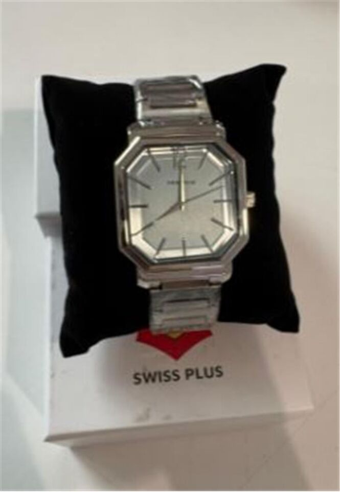 Swiss Plus Man Watch Basic Seri Model-11 ST3507AGS Max Plus Light Blue-Silver