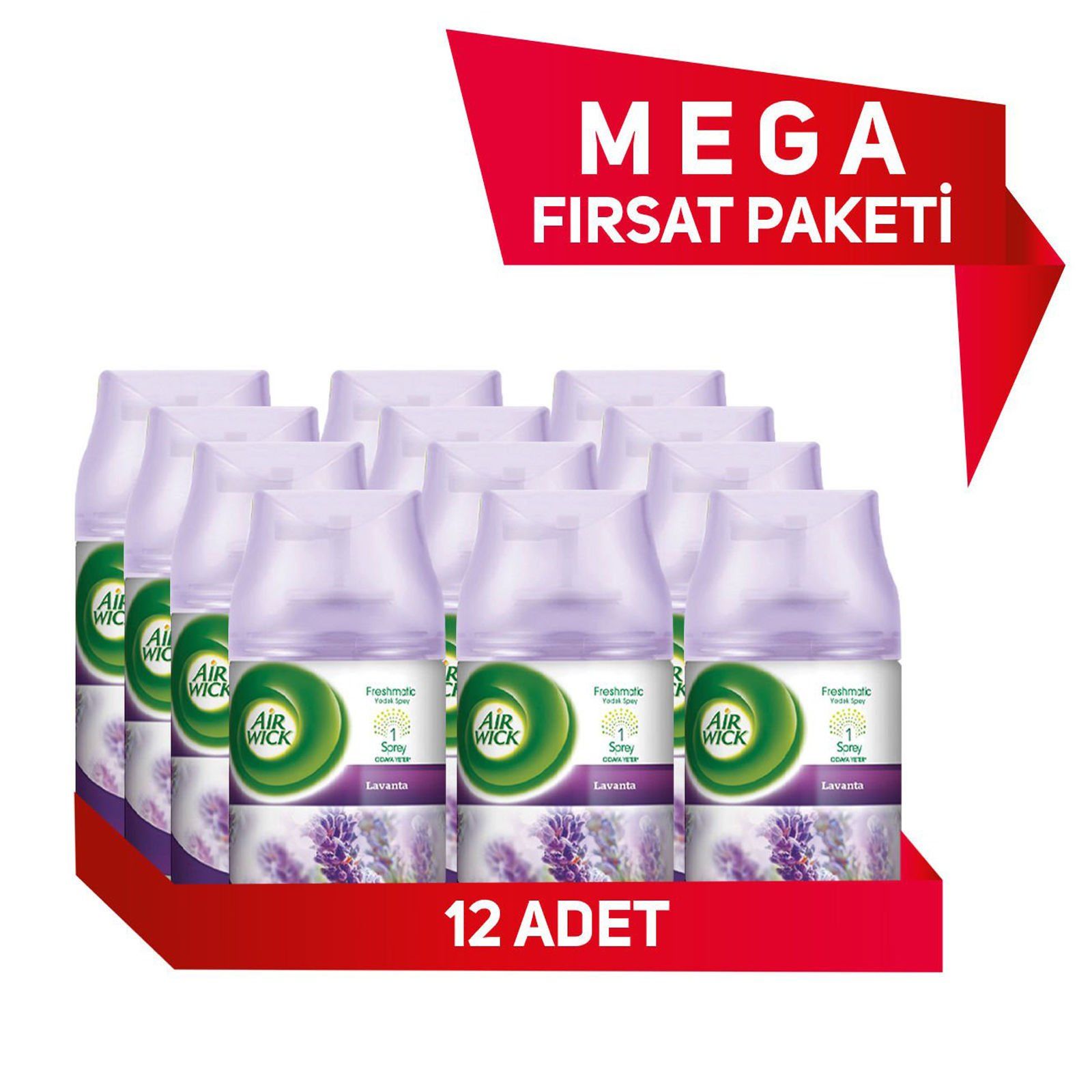 Air Wick Oda Kokusu Lavanta 250 Ml 12'li Paket